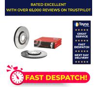 2x Brake Discs Pair Vented Front 312mm 09.7880.11 Brembo Set 8L0615301 Quality