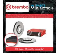 2x Brake Discs Pair Vented Front 312mm 09.7880.11 Brembo Set 8L0615301 Quality