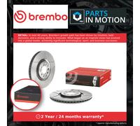2x Brake Discs Pair Vented Front 312mm 09.7880.75 Brembo Set 8L0615301 Quality
