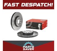 2x Brake Discs Pair Vented Front 312mm 09.9772.11 Brembo Set 1K0615301AA Quality