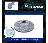 2x Brake Discs Pair Vented Front 312mm ADU174358 Blue Print Set A2204210912 New
