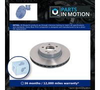 2x Brake Discs Pair Vented Front 312mm ADU174368 Blue Print Set A2114210912 New