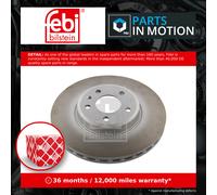 2x Brake Discs Pair Vented Front 314mm 36232 Febi Set 8K0615301 8K0615301T New
