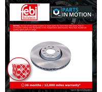 2x Brake Discs Pair Vented Front 314mm 44130 Febi Set 0569005 569005 24435132