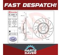 2x Brake Discs Pair Vented Front 316mm 09.A426.1X Brembo Set 1380046 1404955 New