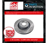 Febi Brake Disc fits Mini Mini Mini Clubman Mini Clubvan 34 11 6 784 371 170109