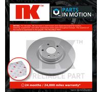 2x Brake Discs Pair Vented Front 316mm 3125100 NK Set 2037503 5202200 5343049