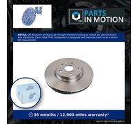 2x Brake Discs Pair Vented Front 316mm ADS74336 Blue Print Set 26300AL010 New