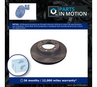 2x Brake Discs Pair Vented Front 319mm ADT343219 Blue Print Set 435120K090 New