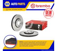 2x Brake Discs Pair Vented Front 320mm 09.A528.11 Brembo Set C2C8354 Quality New