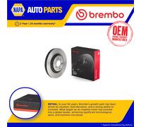 2x Brake Discs Pair Vented Front 320mm 09.D989.11 Brembo Set 45251TNYE01 Quality