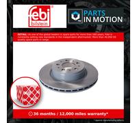 2x Brake Discs Pair Vented Front 320mm 177006 Febi Set 104461100D Quality New