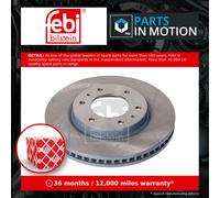 2x Brake Discs Pair Vented Front 320mm 194878 Febi Set 4615A223 4615A285 Quality