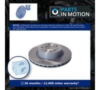 2x Brake Discs Pair Vented Front 320mm ADBP430115 Blue Print Set 104461100D New