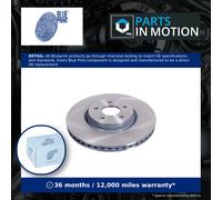 2x Brake Discs Pair Vented Front 320mm ADF124351 Blue Print Set 1368548 1384290