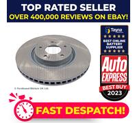 2x Brake Discs Pair Vented fits MITSUBISHI OUTLANDER Mk3 Front 2.0 2.4 2012 on