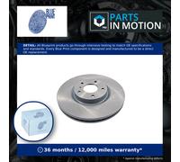 2x Brake Discs Pair Vented Front 320mm ADN143143 Blue Print Set 40206CA010 New