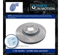 2x Brake Discs Pair Vented Front 320mm ADN143143 Blue Print Set 40206CA010 New