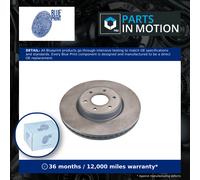 2x Brake Discs Pair Vented Front 320mm ADU174394 Blue Print Set A4704210200 New
