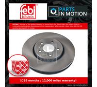 febi bilstein 39210 Brake Disc Set (2 Brake Disc) front, internally ventilated, No. of Holes 5