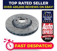 2x Brake Discs Pair Vented Front 322mm 107500 Febi Set A0004211812 A2184210312