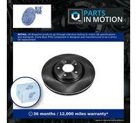 2x Brake Discs Pair Vented Front 323mm ADN143109 Blue Print Set 40206CD000 New