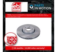 2x Brake Discs Pair Vented Front 324mm 24311 Febi Set 7701206923 7701207357 New