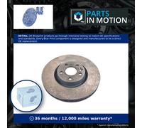 2x Brake Discs Pair Vented Front 324mm ADBP430028 Blue Print Set 31423305 New