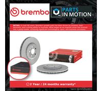 2x Brake Discs Pair Vented Front 325mm 09.C981.23 Brembo Set LR115005 LR161907