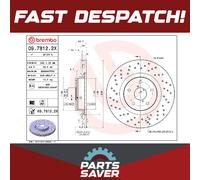 2x Brake Discs Pair Vented Front 326mm 09.7812.2X Brembo Set 26300FE070 Quality