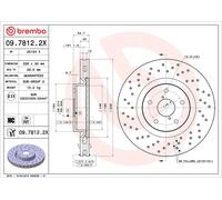 2x Brake Discs Pair Vented Front 326mm 09.7812.2X Brembo Set 26300FE070 Quality