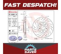 2x Brake Discs Pair Vented Front 330mm 09.9365.2X Brembo Set 51767383 51767384