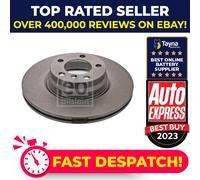 Febi Bilstein Brake Disc Set 43956, Front, Internally Ventilated, 5 Holes, 2 Discs