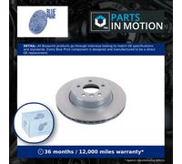 2x Brake Discs Pair Vented Front 330mm ADB114365 Blue Print Set 34116794429 New
