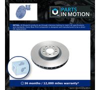 2x Brake Discs Pair Vented Front 330mm ADBP430039 Blue Print Set 30645222 New