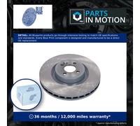 2x Brake Discs Pair Vented Front 330mm ADBP430175 Blue Print Set 34116858071 New