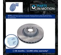 2x Brake Discs Pair Vented Front 330mm ADBP430175 Blue Print Set 34116858071 New