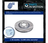 2x Brake Discs Pair Vented Front 330mm ADL144324 Blue Print Set 51760622 Quality