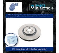2x Brake Discs Pair Vented Front 330mm ADL144343 Blue Print Set 51733051 Quality