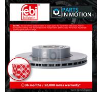 2x Brake Discs Pair Vented Front 332mm 188792 Febi Set 2N0615301C 2N0615301E New