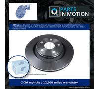 2x Brake Discs Pair Vented Front 332mm ADA104367 Blue Print Set 68040177AA New