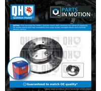 2x Brake Discs Pair Vented Front 332mm BDC5901 Quinton Hazell Set 4615A038 New