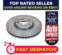 2x Brake Discs Pair Vented Front 335mm 185854 Febi Set 34106864133 Quality New