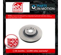 2x Brake Discs Pair Vented Front 336mm 43966 Febi Set 30769057 31499996 Quality