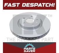 2x Brake Discs Pair Vented Front 337mm 313671 NK Set 13501940 13502215 13576781