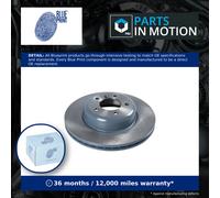 2x Brake Discs Pair Vented Front 338mm ADB114374 Blue Print Set 34116778647 New