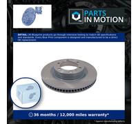 2x Brake Discs Pair Vented Front 338mm ADT343282 Blue Print Set 4351260190 New