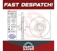 2x Brake Discs Pair Vented Front 340mm 09.A829.11 Brembo Set 4249F9 9801902080