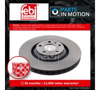 2x Brake Discs Pair Vented fits AUDI TT 8J3, 8J9 2.0 Front 08 to 14 340mm Set