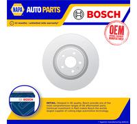 2x Brake Discs Pair Vented Front 345mm 0986479747 Bosch Set 4G0615301AE BD1577